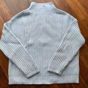 GAP Herringbone Chunky Knit Mock Neck Sweater